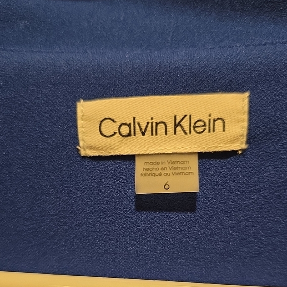 Calvin Klein Women's Royal Blue Midi Dress - Picture 2 of 4